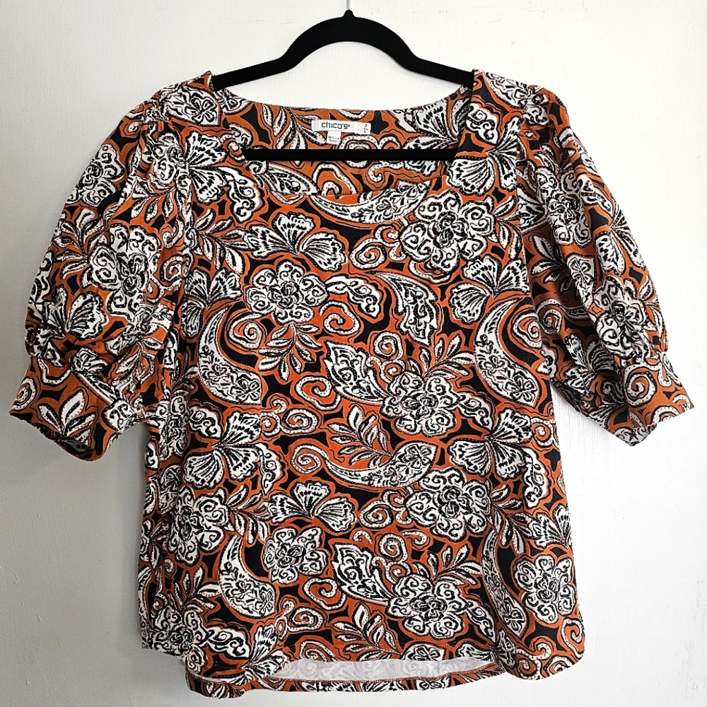 Chico's Square Neck Top